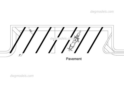two wheeler parking cad block.